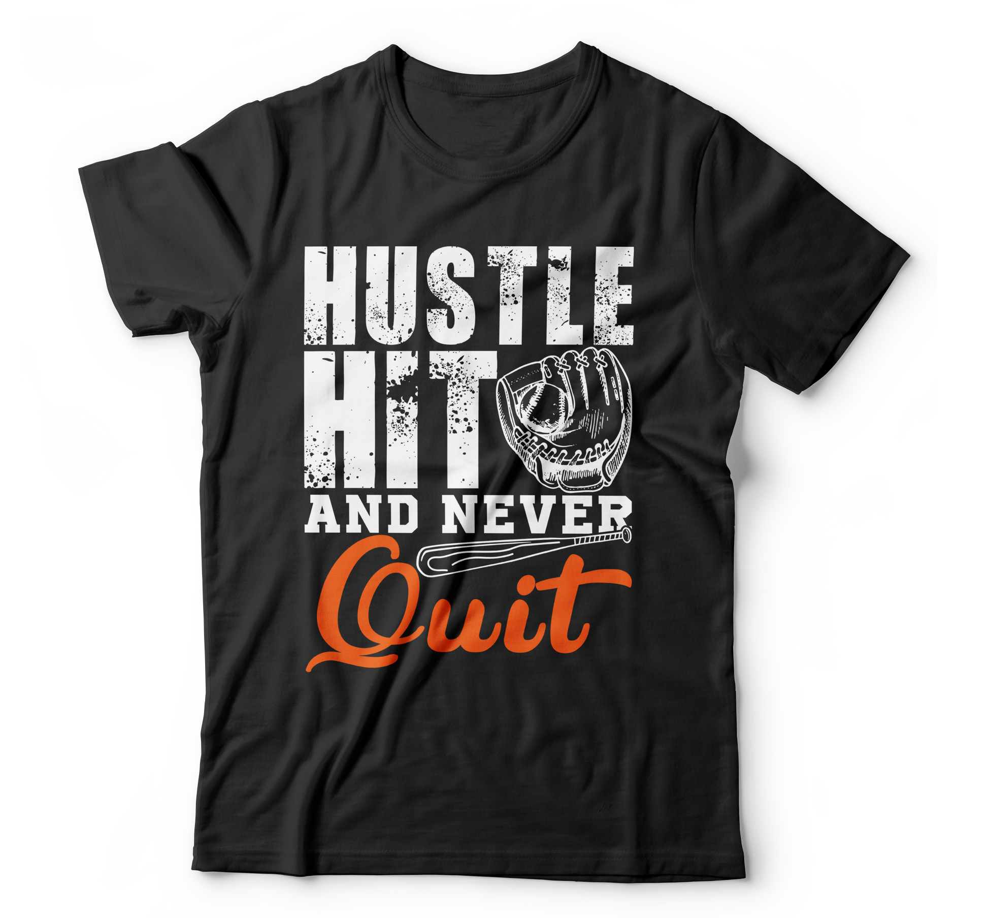 Hustle hit and never quit t-shirt - Premium  from MyDesigns - Just $19.95! Shop now at Lees Krazy Teez