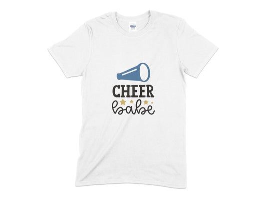 Cheer babe ladies womens unisex t-shirt - Premium t-shirt from MyDesigns - Just $18.95! Shop now at Lees Krazy Teez