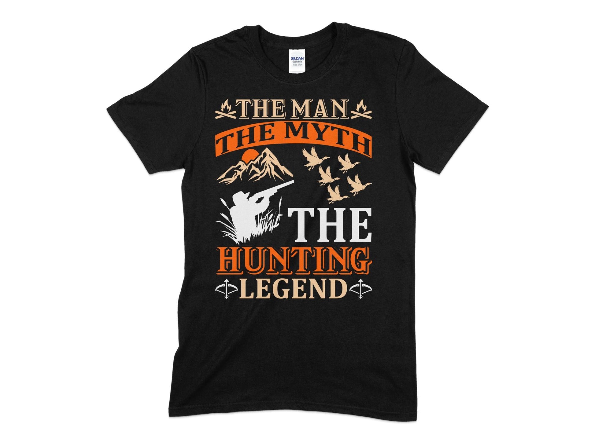 The man the myth the hunting legend t-shirt - Premium t-shirt from MyDesigns - Just $21.95! Shop now at Lees Krazy Teez