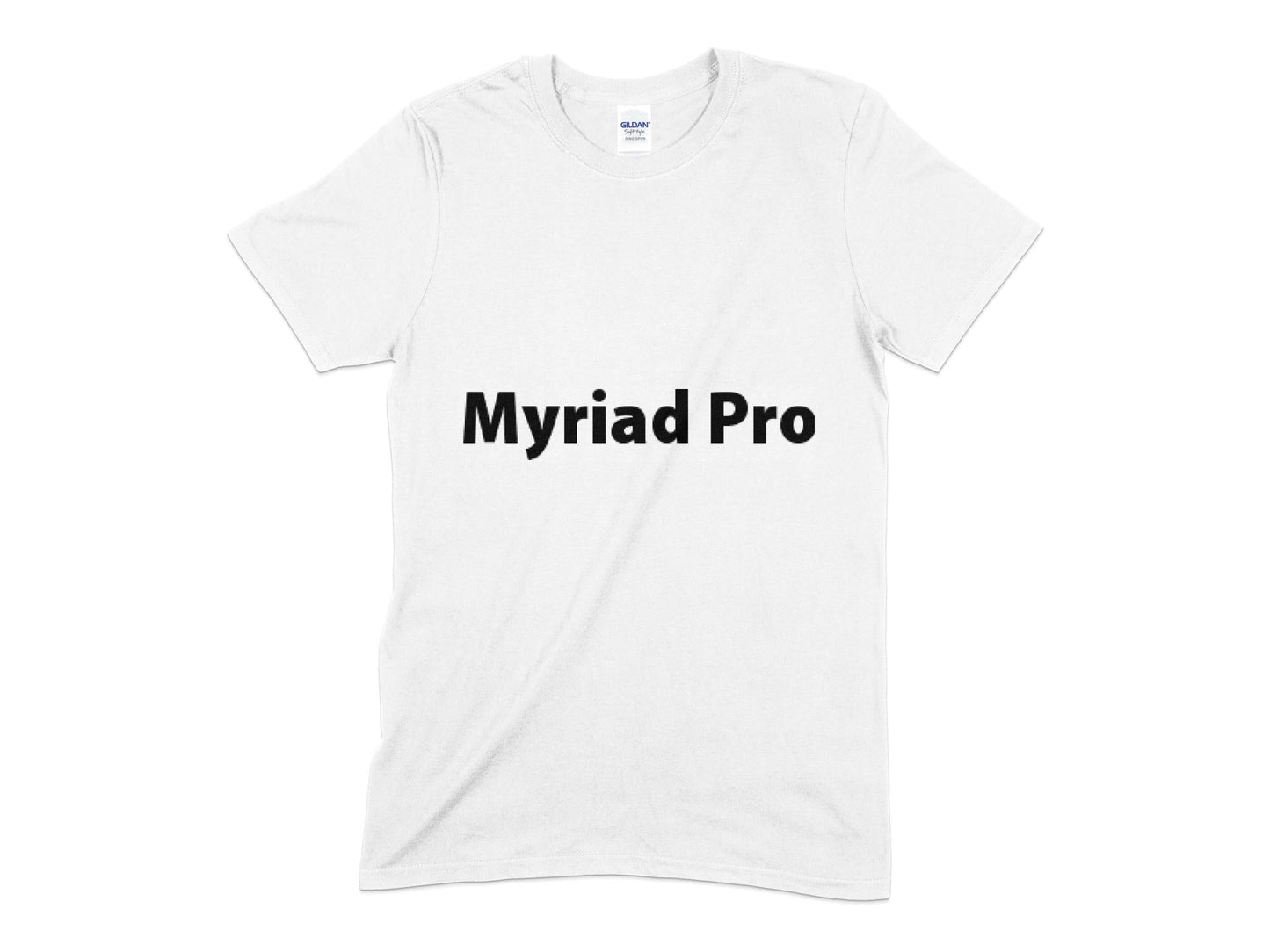 Myriad pro mens womens unisex t-shirt - Premium t-shirt from MyDesigns - Just $17.95! Shop now at Lees Krazy Teez