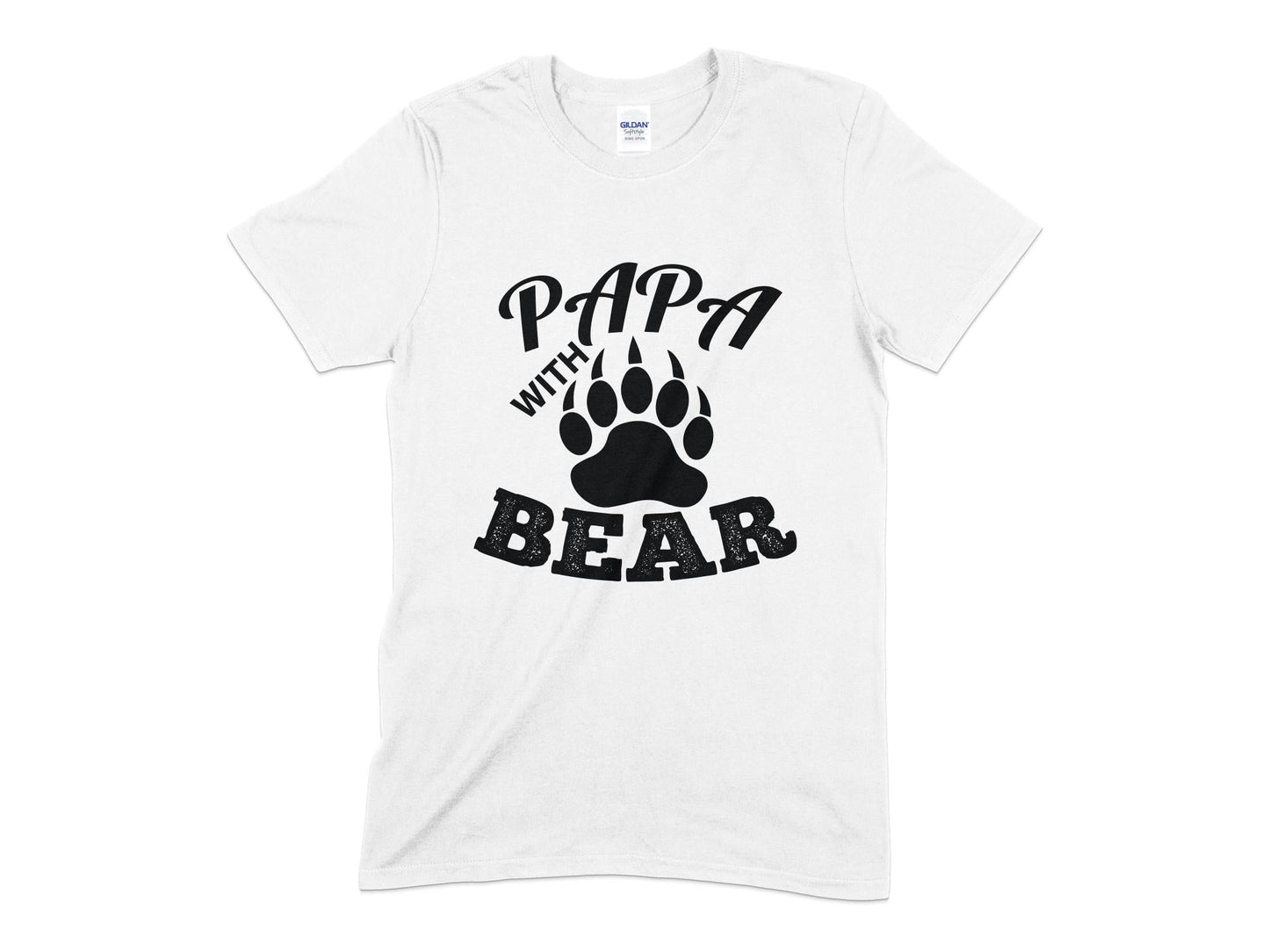 papa with bear mens guys grandfather shirt - Premium t-shirt from MyDesigns - Just $19.95! Shop now at Lees Krazy Teez