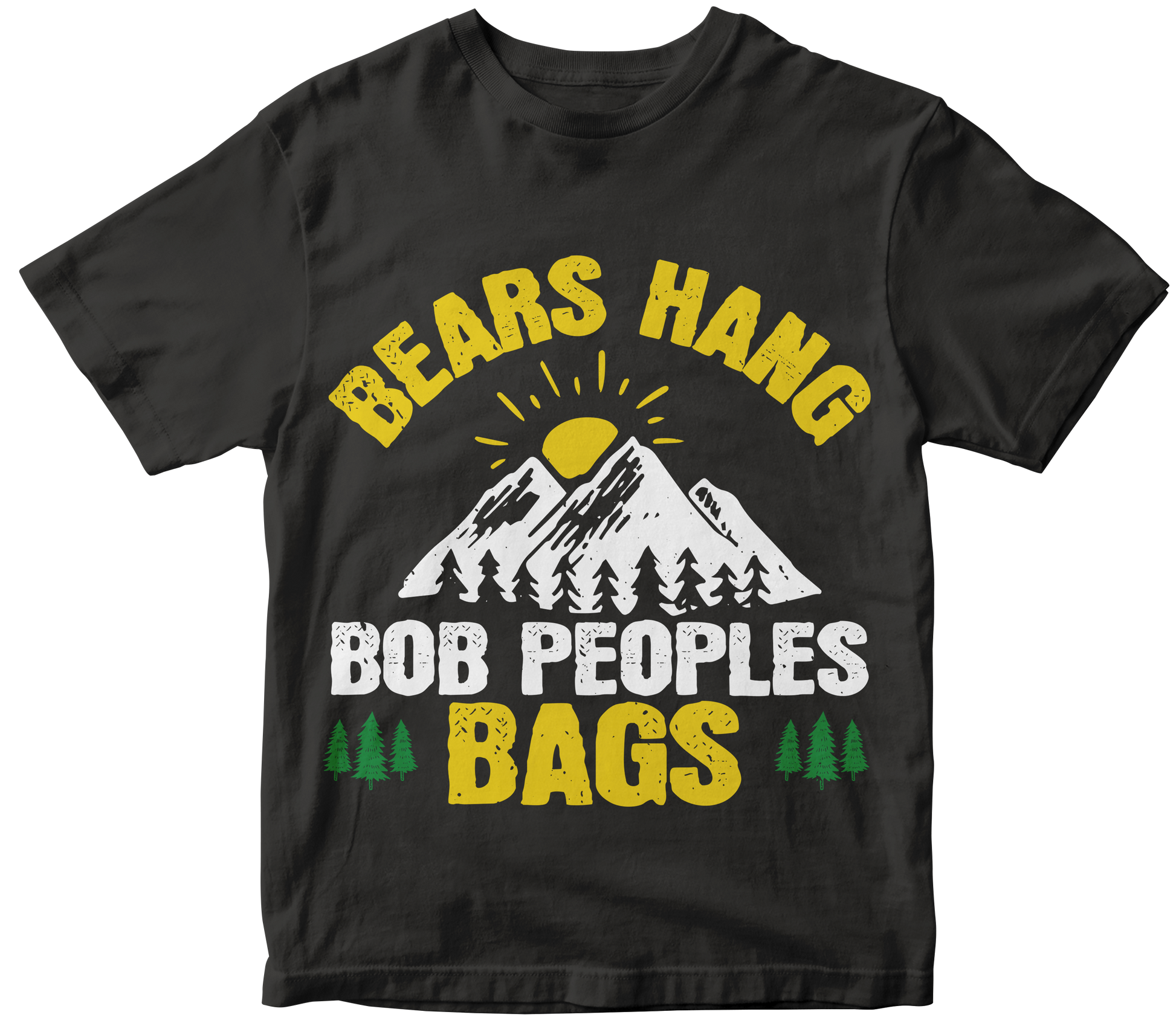 Bears hang Bob Peoples bags t-shirt - Premium t-shirt from MyDesigns - Just $19.95! Shop now at Lees Krazy Teez