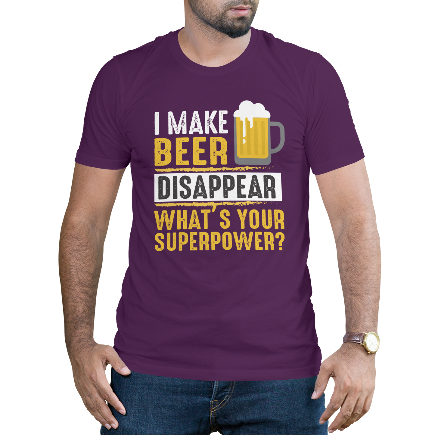 I make Beer Diaspper Whats Your Super Power t-shirt - Premium t-shirt from Lees Krazy Teez - Just $24.95! Shop now at Lees Krazy Teez