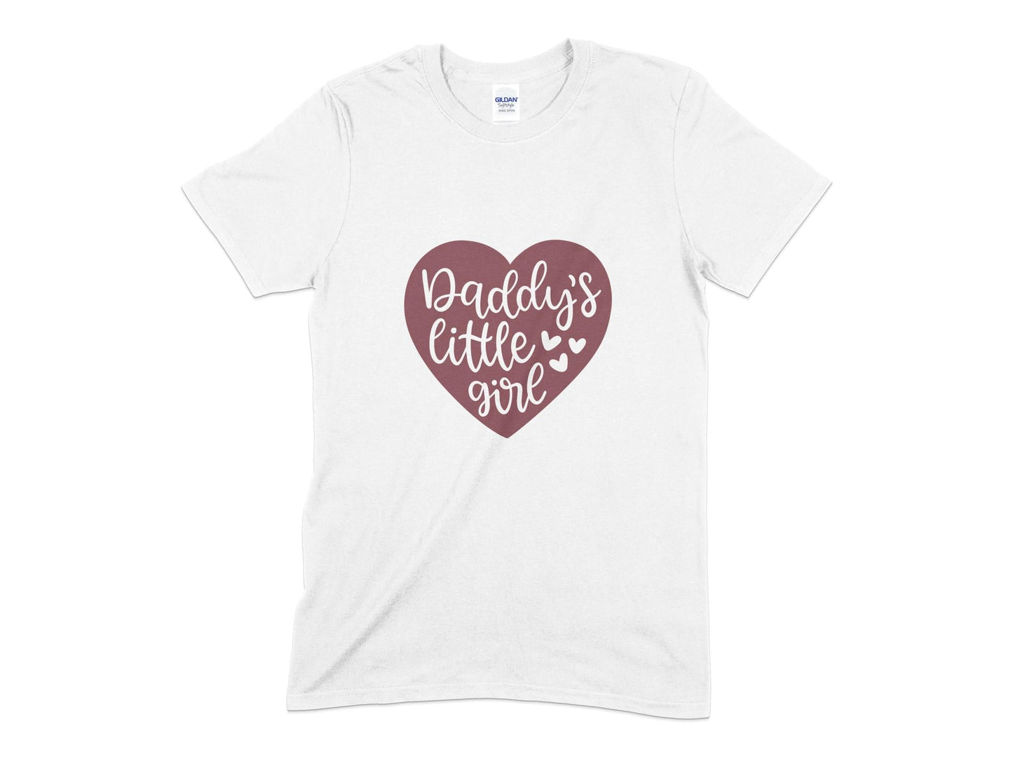 Daddys little girl heart valentines love Mens womens unisex t-shirt - Premium t-shirt from MyDesigns - Just $21.95! Shop now at Lees Krazy Teez