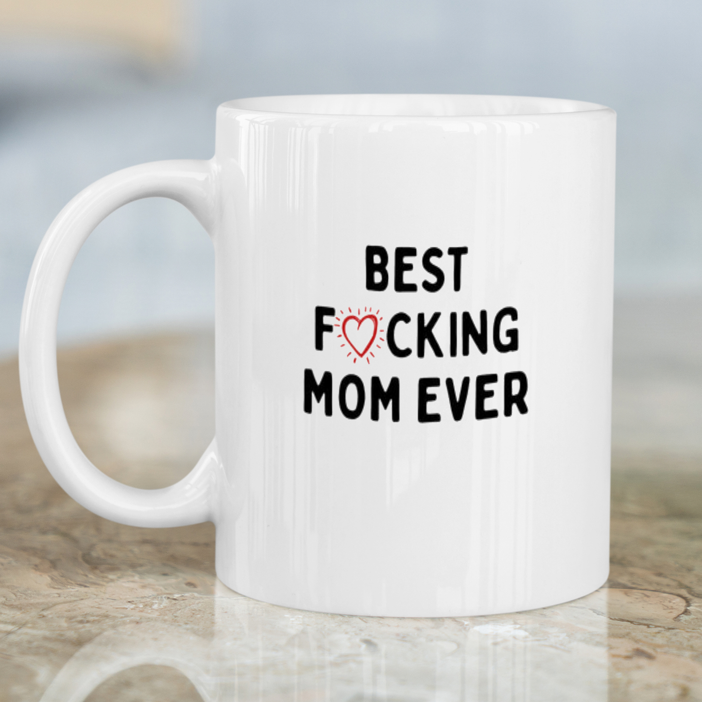Best fcking mom ever sweet mothers day Mug - Premium mugs from MyDesigns - Just $19.95! Shop now at Lees Krazy Teez