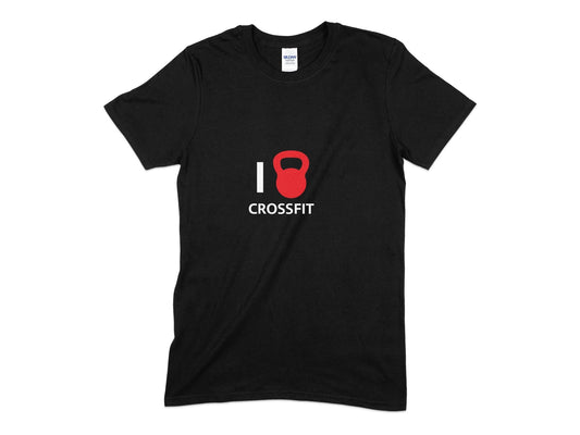 I love crossfit exercize unisex t-shirt - Premium t-shirt from MyDesigns - Just $21.95! Shop now at Lees Krazy Teez