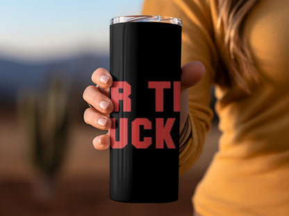 Your team sucks funny 20oz skinny tumbler - Premium tumbler from MyDesigns - Just $29.95! Shop now at Lees Krazy Teez