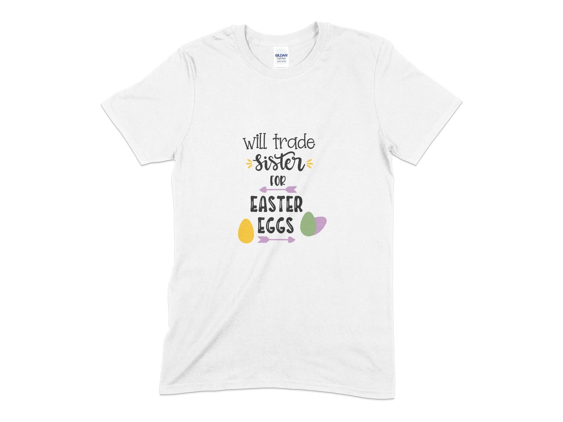Will trade sister for easter eggs Unisex t-shirt - Premium t-shirt from MyDesigns - Just $18.95! Shop now at Lees Krazy Teez