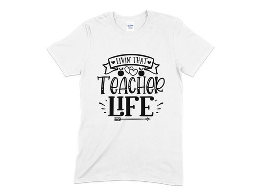 Livin that teacher life - Premium t-shirt from MyDesigns - Just $19.95! Shop now at Lees Krazy Teez