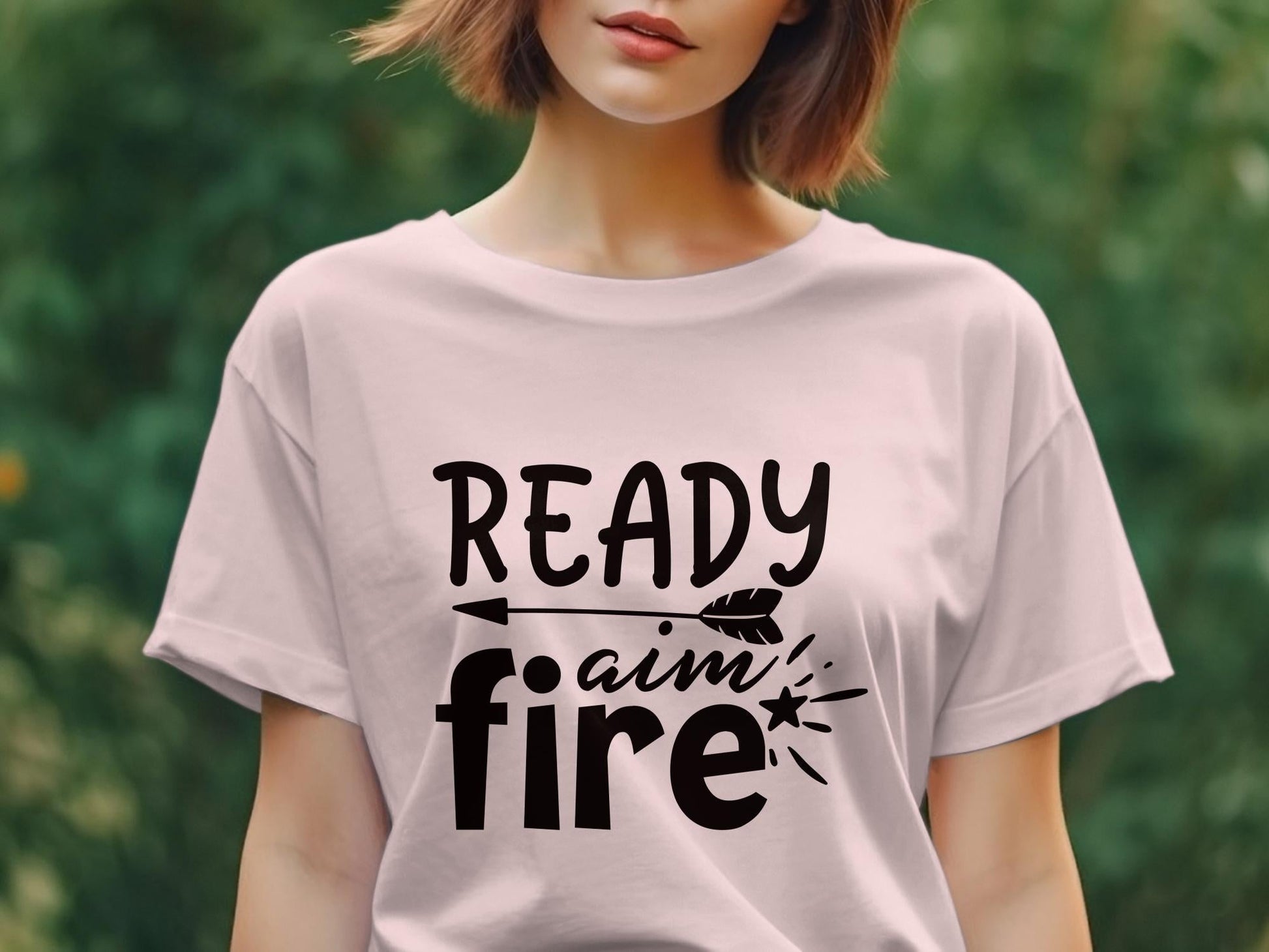 ready aim fire Women's awesome tee - Premium t-shirt from MyDesigns - Just $19.95! Shop now at Lees Krazy Teez