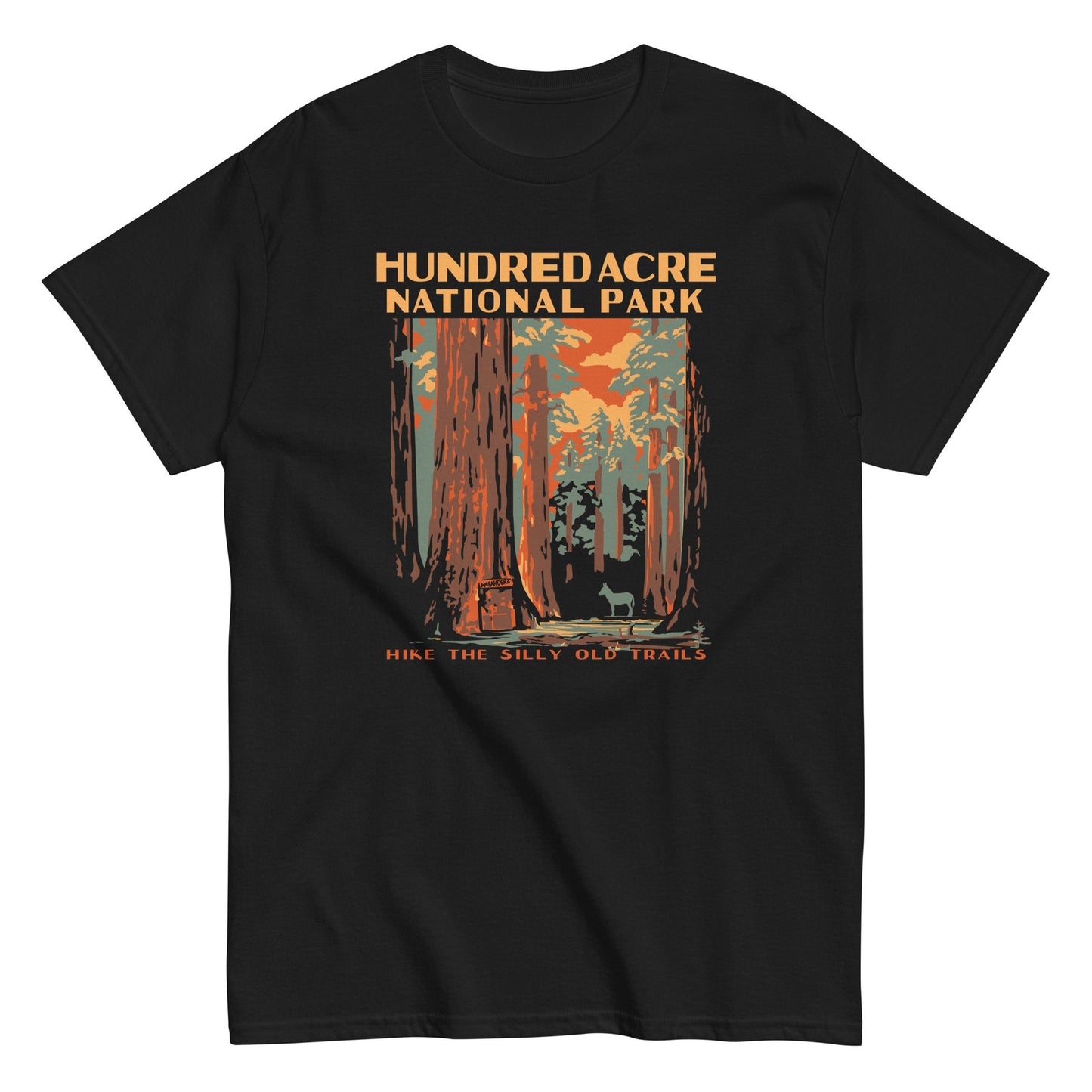 Hundred acre national park hike the silly old trails t-shirt - Premium t-shirt from MyDesigns - Just $19.95! Shop now at Lees Krazy Teez