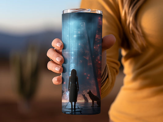 smokeable woman mystic art 20oz skinny tumbler - Premium tumbler from MyDesigns - Just $29.95! Shop now at Lees Krazy Teez
