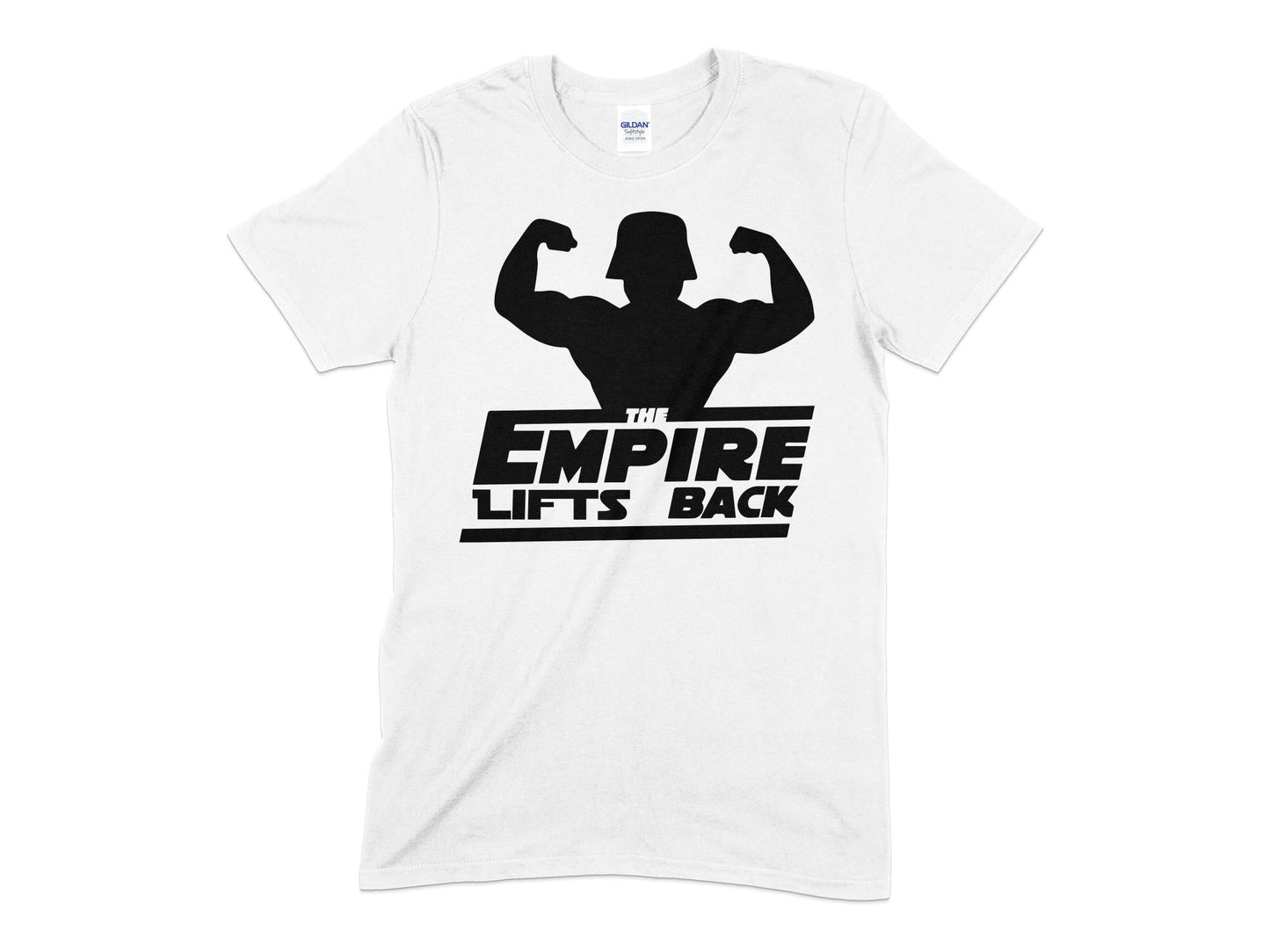 Darth vader bodybuilder the empire lifts back t-shirt - Premium t-shirt from MyDesigns - Just $19.95! Shop now at Lees Krazy Teez