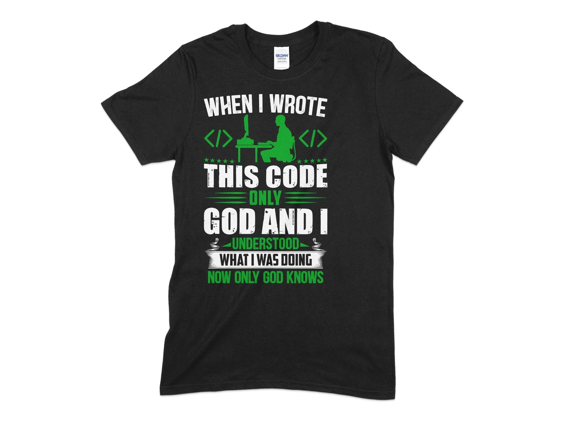 when i write code t-shirt - Premium t-shirt from MyDesigns - Just $19.95! Shop now at Lees Krazy Teez