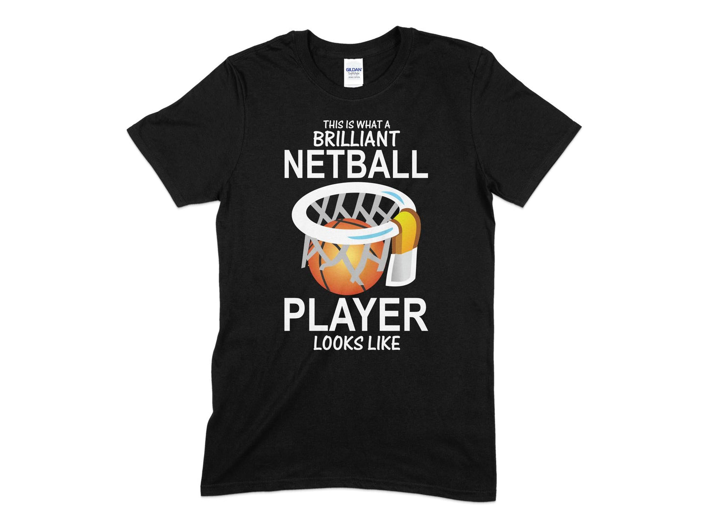 This is what a brilliant netball player looks like t-shirt - Premium t-shirt from MyDesigns - Just $19.95! Shop now at Lees Krazy Teez