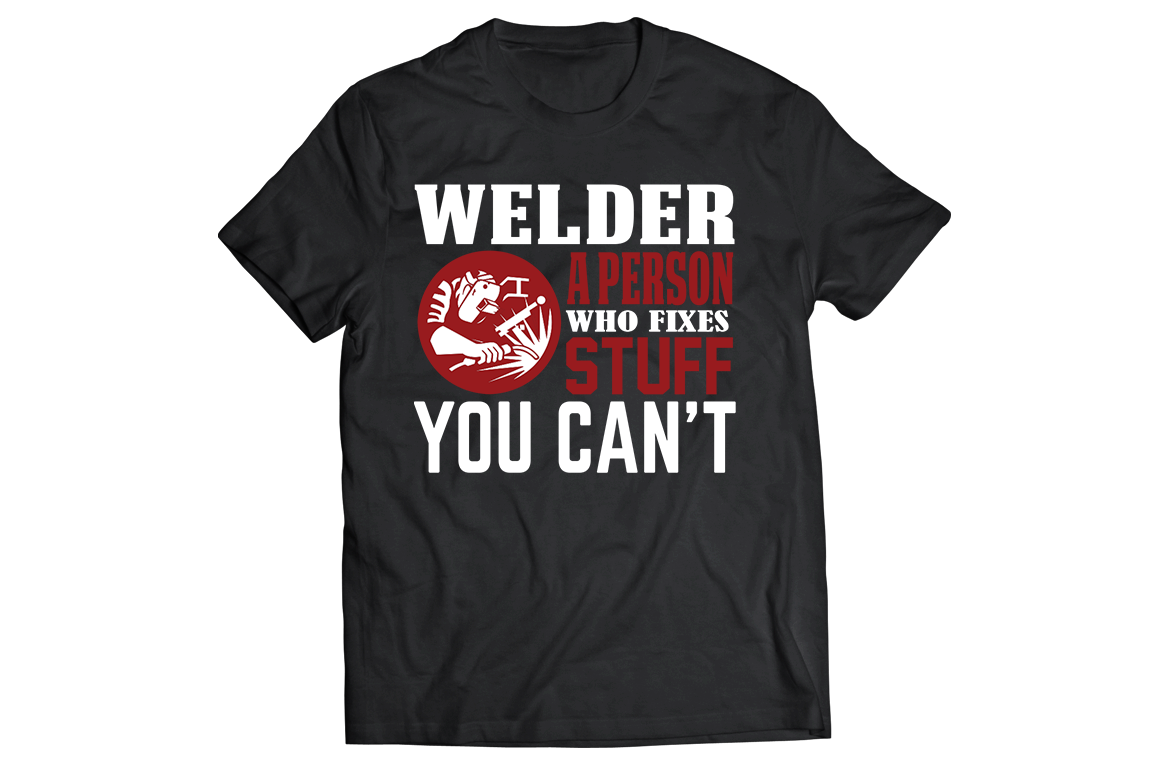 Welder a person who fixes stuff you can't Men's t-shirt - Premium t-shirt from MyDesigns - Just $21.95! Shop now at Lees Krazy Teez