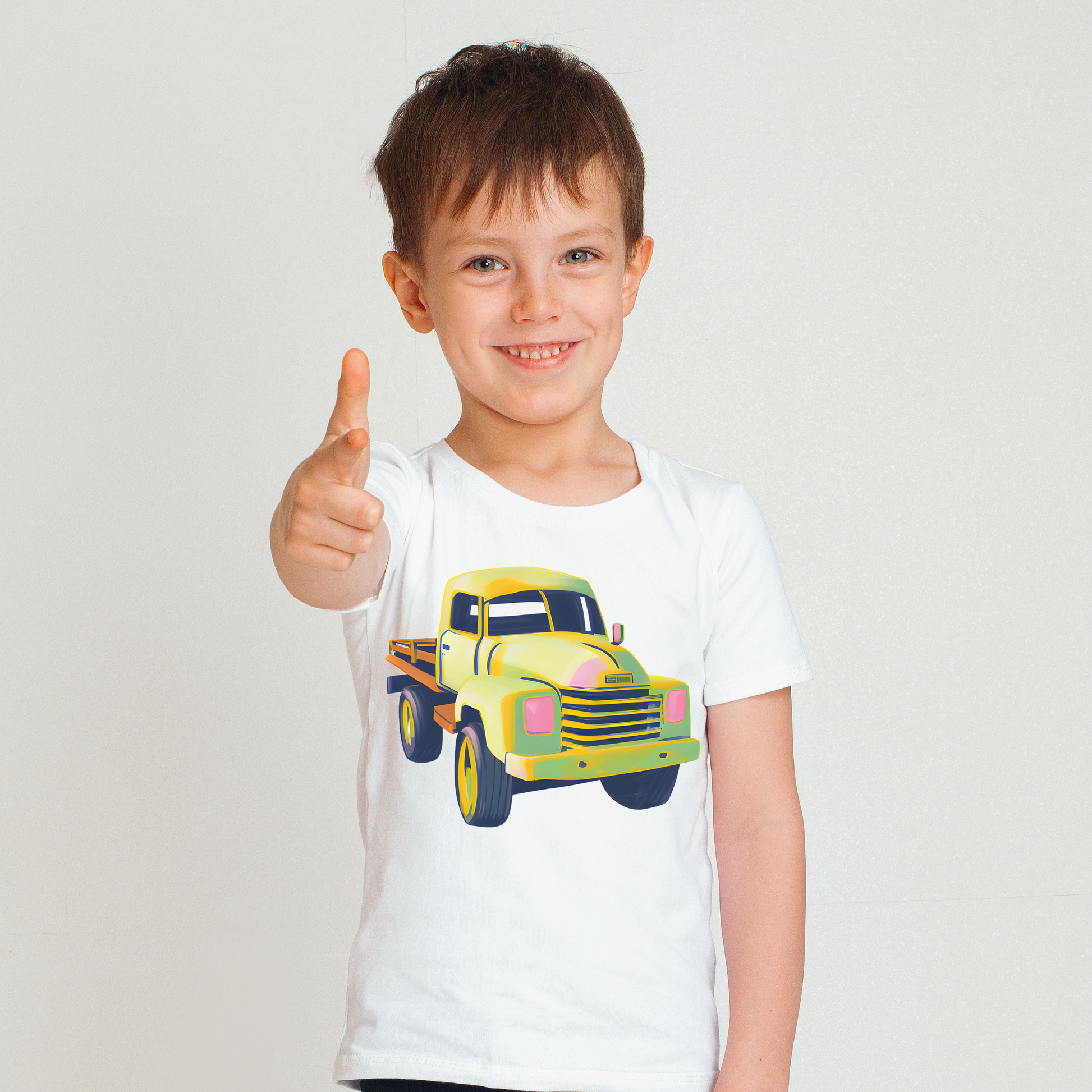 Little boy truck shirt - Youth shirt for child gift idea tee - Premium t-shirt from Lees Krazy Teez - Just $19.95! Shop now at Lees Krazy Teez