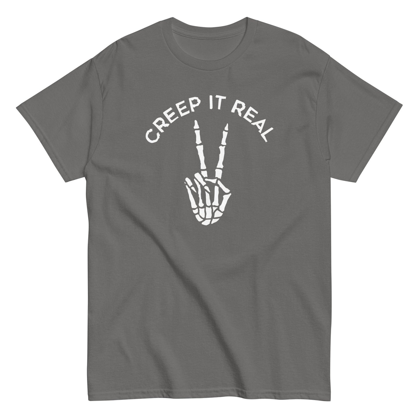 Creep it real halloween spooky season Men's t-shirt - Premium t-shirt from MyDesigns - Just $19.95! Shop now at Lees Krazy Teez