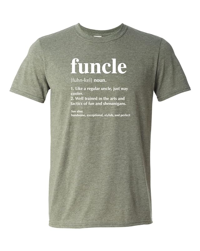 Funcle T-Shirt - Funny Uncle Shirt - Premium t-shirt from MyDesigns - Just $16.95! Shop now at Lees Krazy Teez
