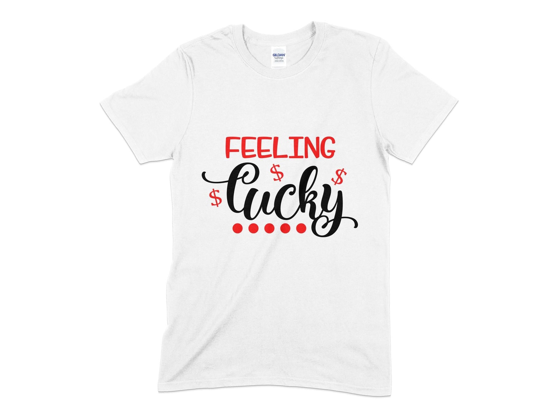 Feeling Lucky valentines t-shirt - Premium t-shirt from MyDesigns - Just $19.95! Shop now at Lees Krazy Teez