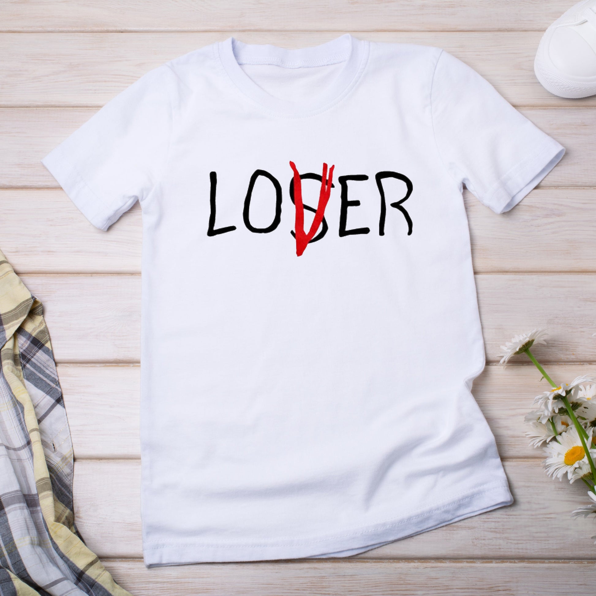 Lover loser Women's Ladies funny t-shirt - Premium t-shirt from MyDesigns - Just $16.95! Shop now at Lees Krazy Teez