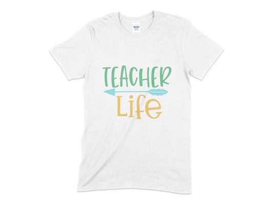 Teacher life womens mens unisex t-shirt - Premium t-shirt from MyDesigns - Just $19.95! Shop now at Lees Krazy Teez