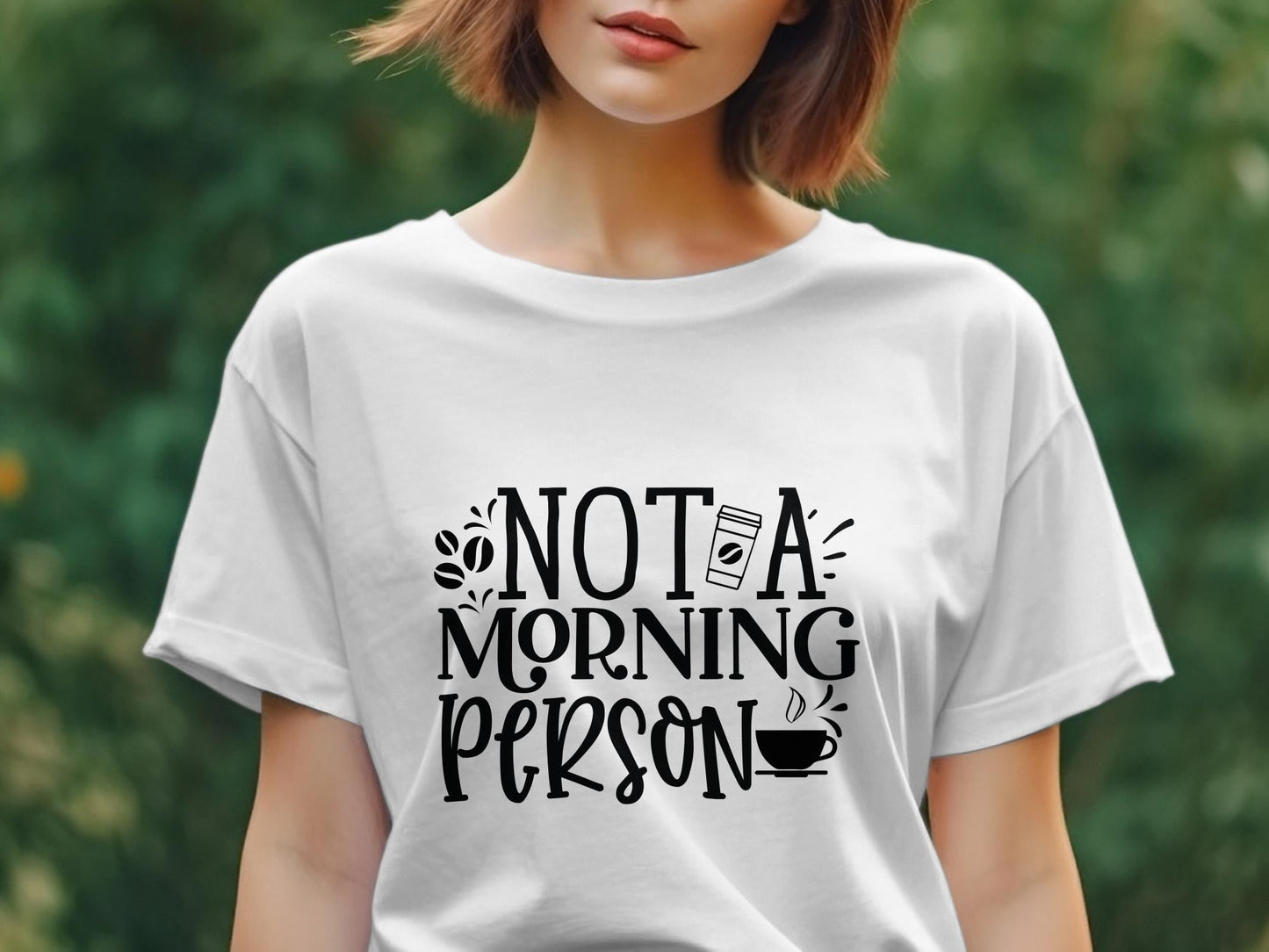 Not a Morning Person Women's awesome t-shirt - Premium t-shirt from MyDesigns - Just $21.95! Shop now at Lees Krazy Teez