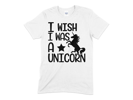I wish i was a unicorn t-shirt - Premium t-shirt from MyDesigns - Just $21.95! Shop now at Lees Krazy Teez