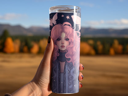 Magically butterfly 20oz skinny tumbler - Premium tumbler from MyDesigns - Just $26.95! Shop now at Lees Krazy Teez