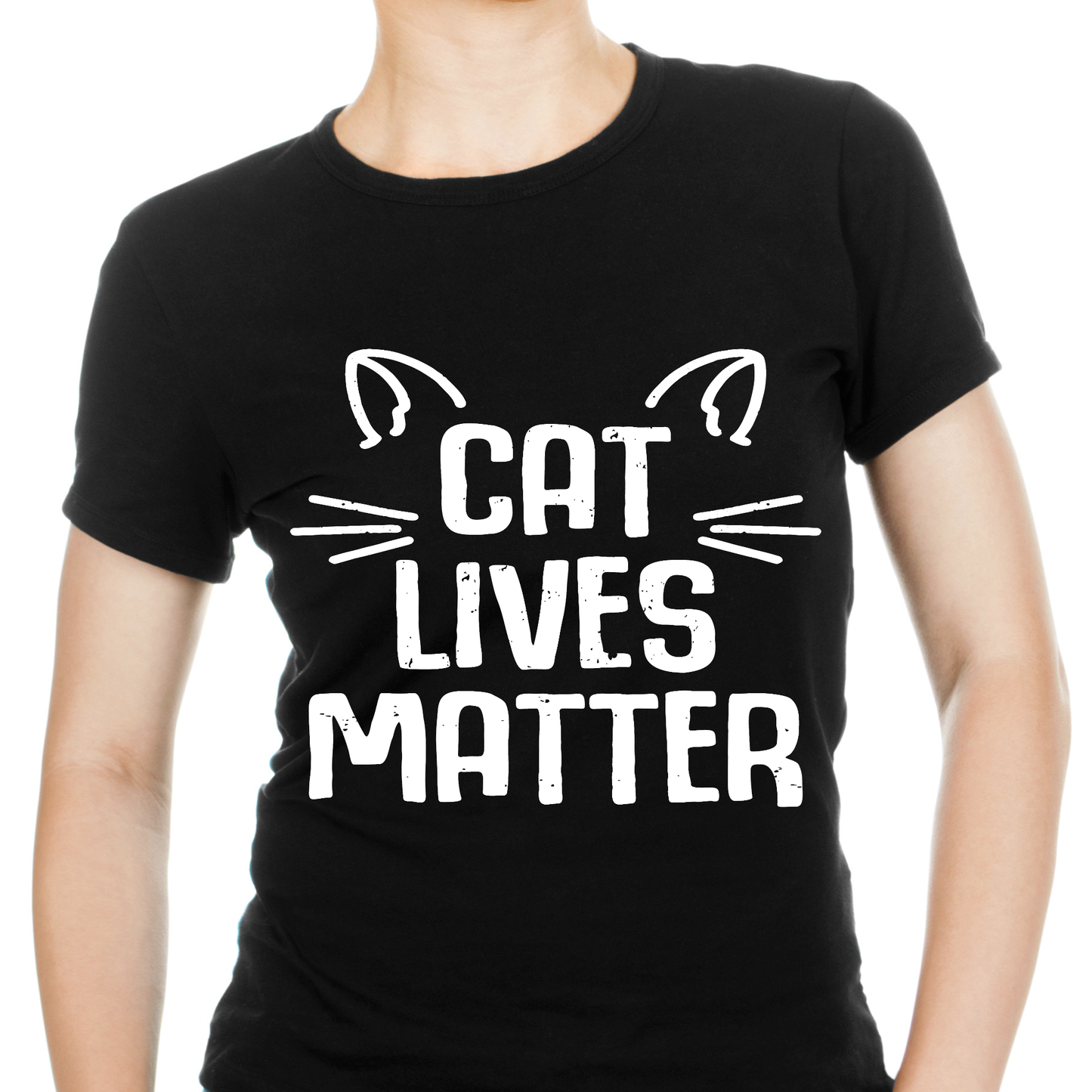 Cat lives matter funny Women's cat t-shirt - Premium t-shirt from MyDesigns - Just $21! Shop now at Lees Krazy Teez