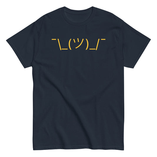 Shrug Emoji cute cool awesome Men's t-shirt - Premium t-shirt from MyDesigns - Just $19.95! Shop now at Lees Krazy Teez