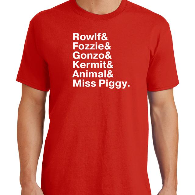 Rowlf Fozzie Gonzo Kermits Animal Miss Piggy t-shirt - Premium t-shirt from Lees Krazy Teez - Just $19.95! Shop now at Lees Krazy Teez