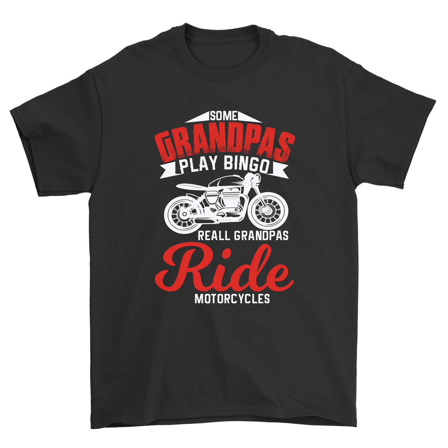 Grandpas play bingo ride motorcycles t-shirt - Premium t-shirt from MyDesigns - Just $21.95! Shop now at Lees Krazy Teez