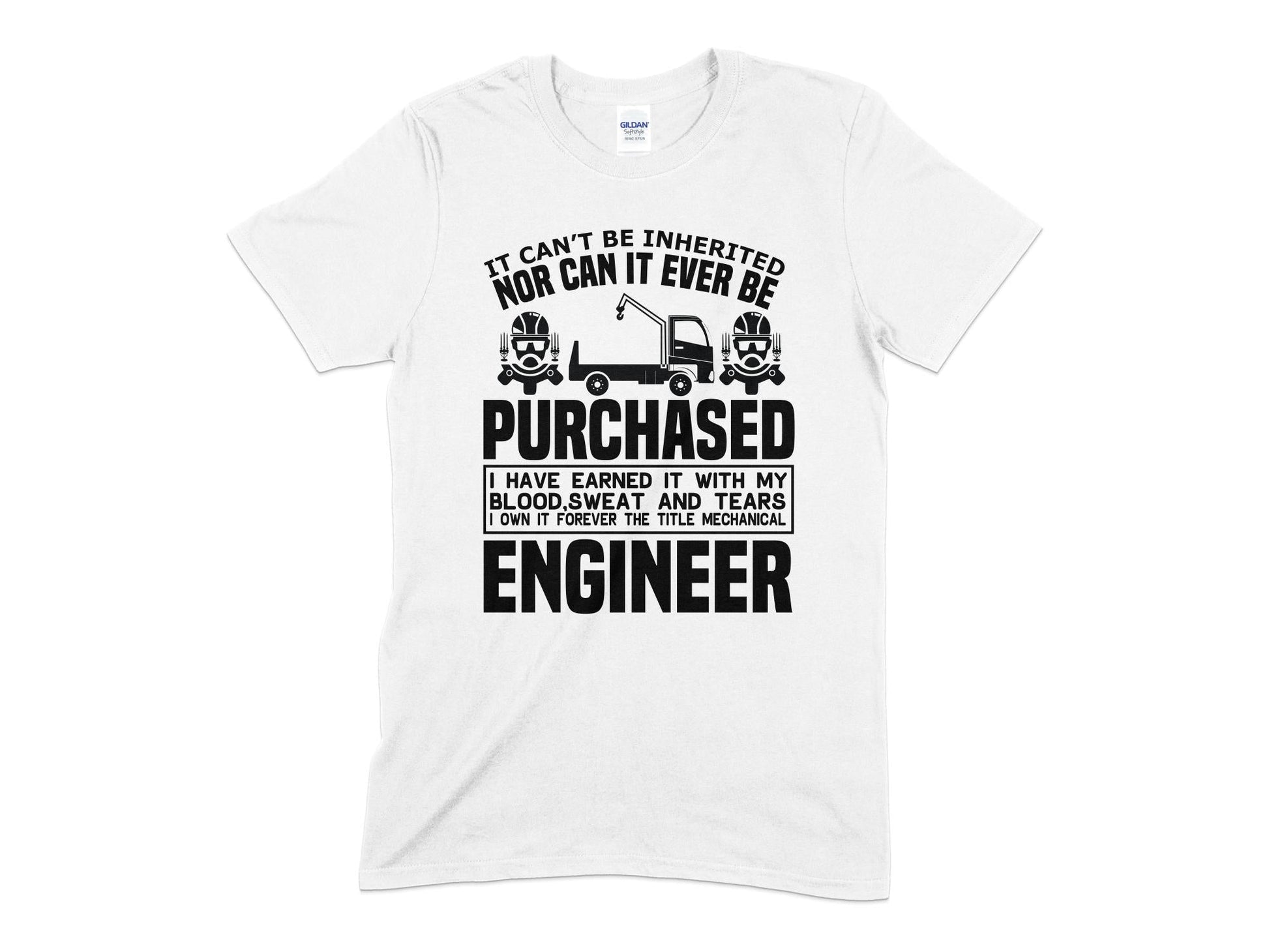 It cant be inherited nor can it ever be purchased engineer t-shirt - Premium t-shirt from MyDesigns - Just $18.95! Shop now at Lees Krazy Teez