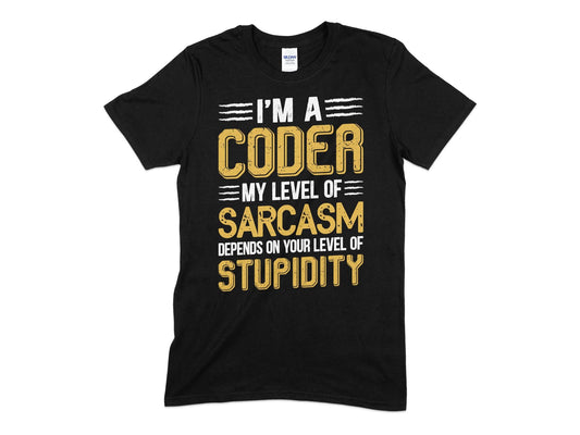 I am a coder funny t-shirt - Premium t-shirt from MyDesigns - Just $18.95! Shop now at Lees Krazy Teez