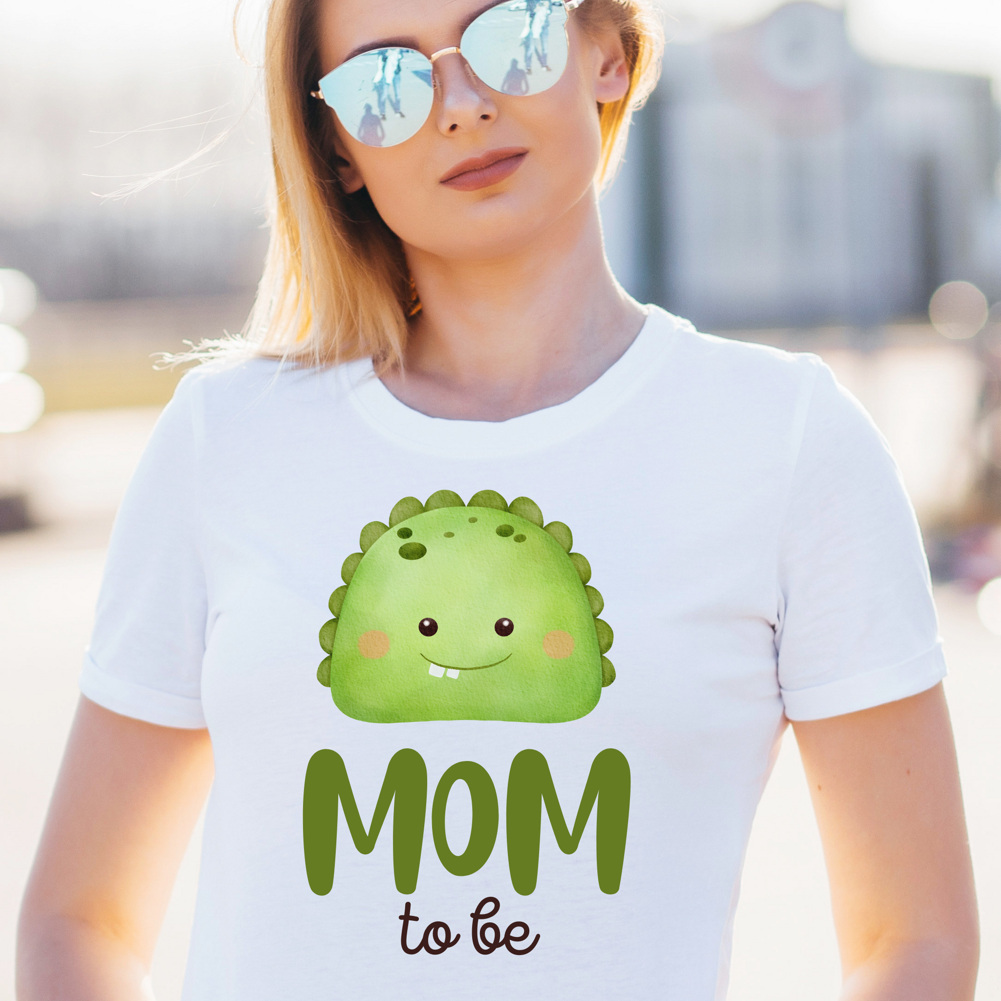 mom to be ladies parent tee - cool mom shirt - Premium t-shirt from Lees Krazy Teez - Just $19.95! Shop now at Lees Krazy Teez