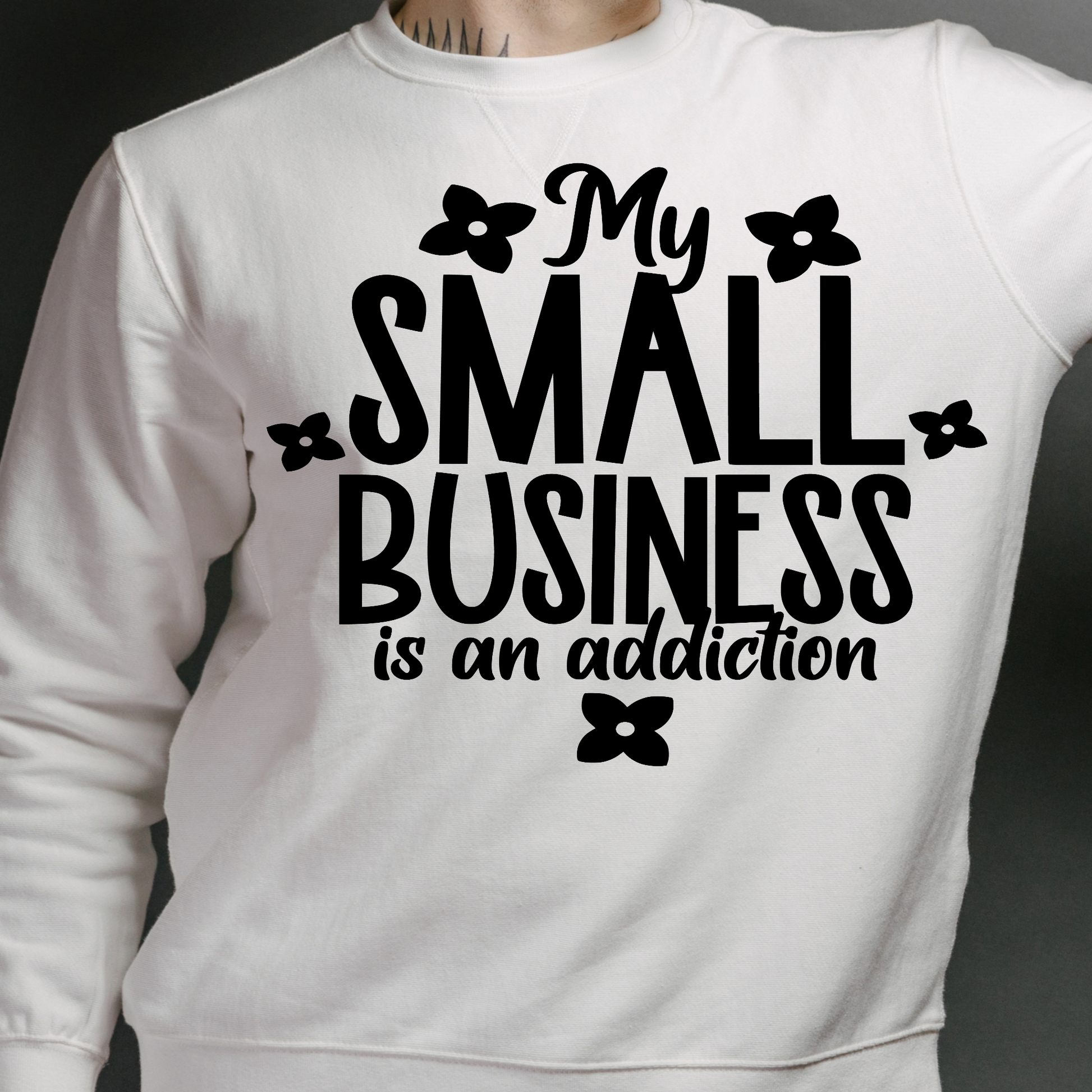 my small business is an addiction Men's long sleeve t-shirt - Premium t-shirt from Lees Krazy Teez - Just $29.95! Shop now at Lees Krazy Teez