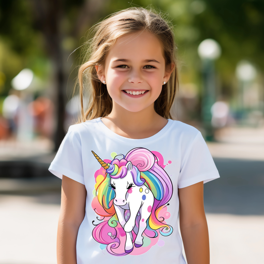 Rainbow magical unicorn - gift idea for Daughter youth t-shirt - Premium t-shirt from Lees Krazy Teez - Just $19.95! Shop now at Lees Krazy Teez