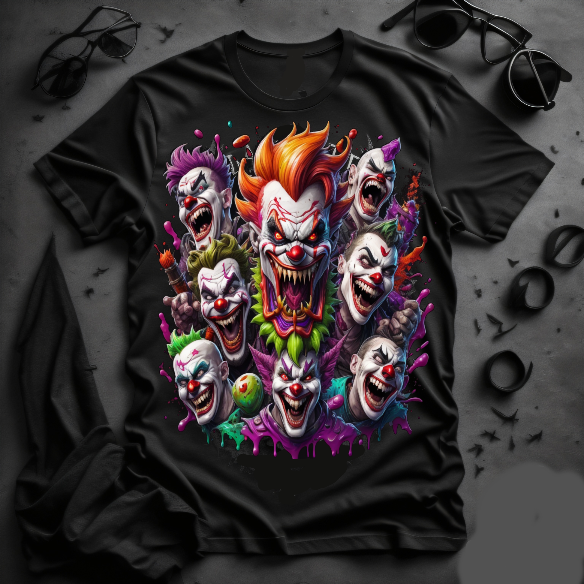spooky Halloween freaky clown gift idea Men's tee - Premium t-shirt from Lees Krazy Teez - Just $19.95! Shop now at Lees Krazy Teez