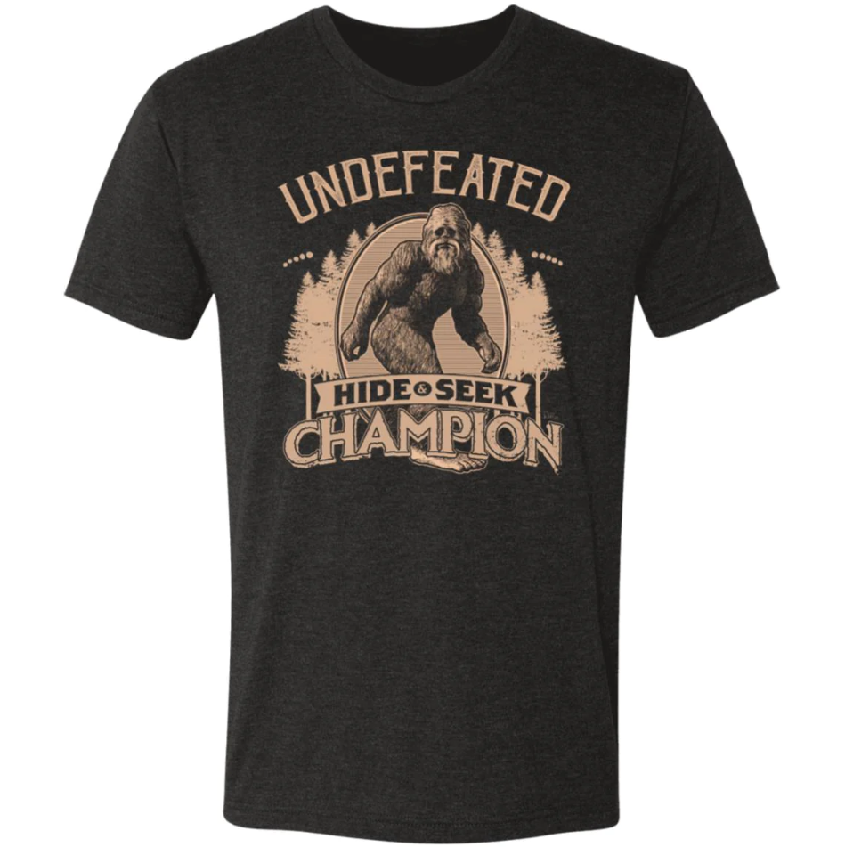Undefeated hide & seek champion Men's t-shirt - Premium t-shirt from Lees Krazy Teez - Just $16.95! Shop now at Lees Krazy Teez