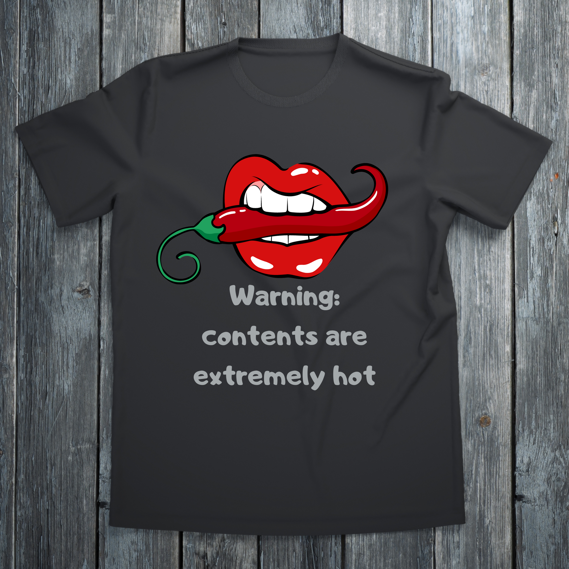 warning contents are hot - inappropriate shirts - Premium t-shirt from Lees Krazy Teez - Just $19.95! Shop now at Lees Krazy Teez