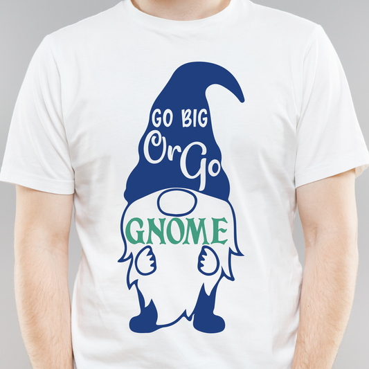 Go big orgo gnome - Men's Christmas t-shirt - Premium t-shirt from Lees Krazy Teez - Just $21.95! Shop now at Lees Krazy Teez
