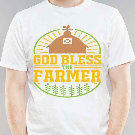 God bless the farmer farm inspired t shirts - Premium t-shirt from Lees Krazy Teez - Just $20.95! Shop now at Lees Krazy Teez