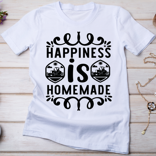 Happiness is homemade Women's farm shirt - Premium t-shirt from Lees Krazy Teez - Just $19.95! Shop now at Lees Krazy Teez