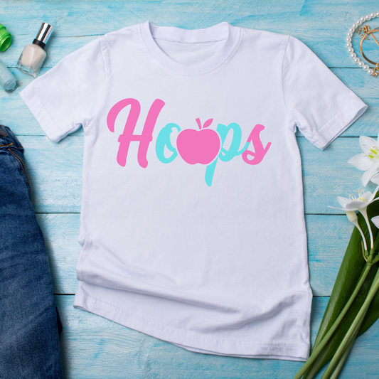 Hoops awesome quotes and sayings - Women's awesome outdoor t-shirt - Premium t-shirt from Lees Krazy Teez - Just $21.95! Shop now at Lees Krazy Teez