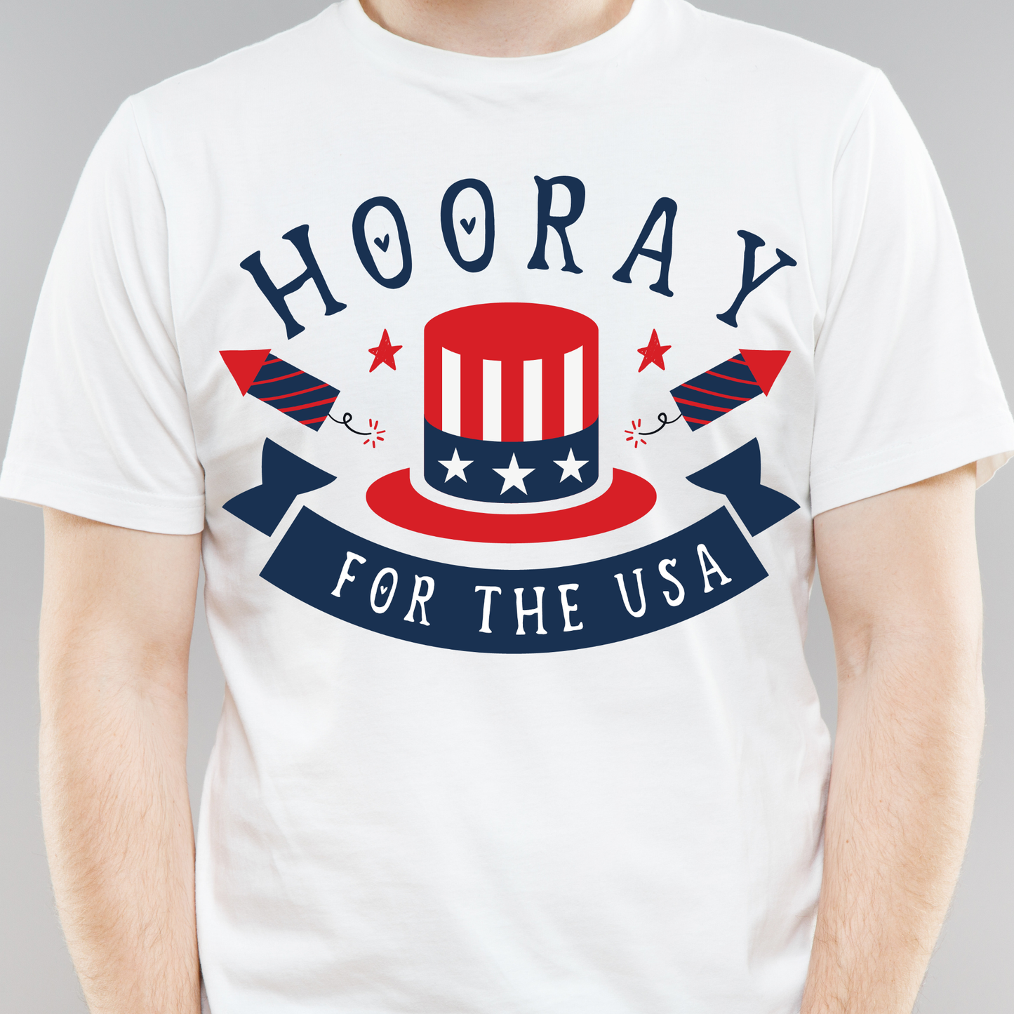 Hooray for the usa - Mens 1776 patriot 4th of July t-shirt - Premium t-shirt from Lees Krazy Teez - Just $19.95! Shop now at Lees Krazy Teez