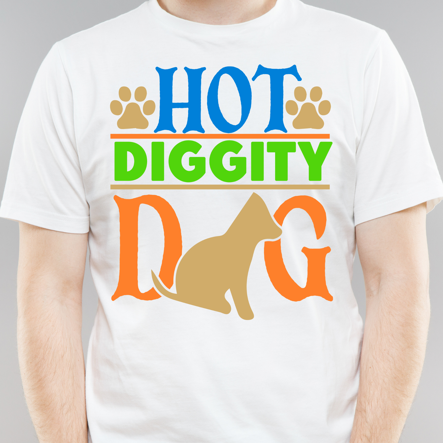 Hot diggity dog - Awesome funny mens t-shirt - Premium t-shirt from Lees Krazy Teez - Just $19.95! Shop now at Lees Krazy Teez