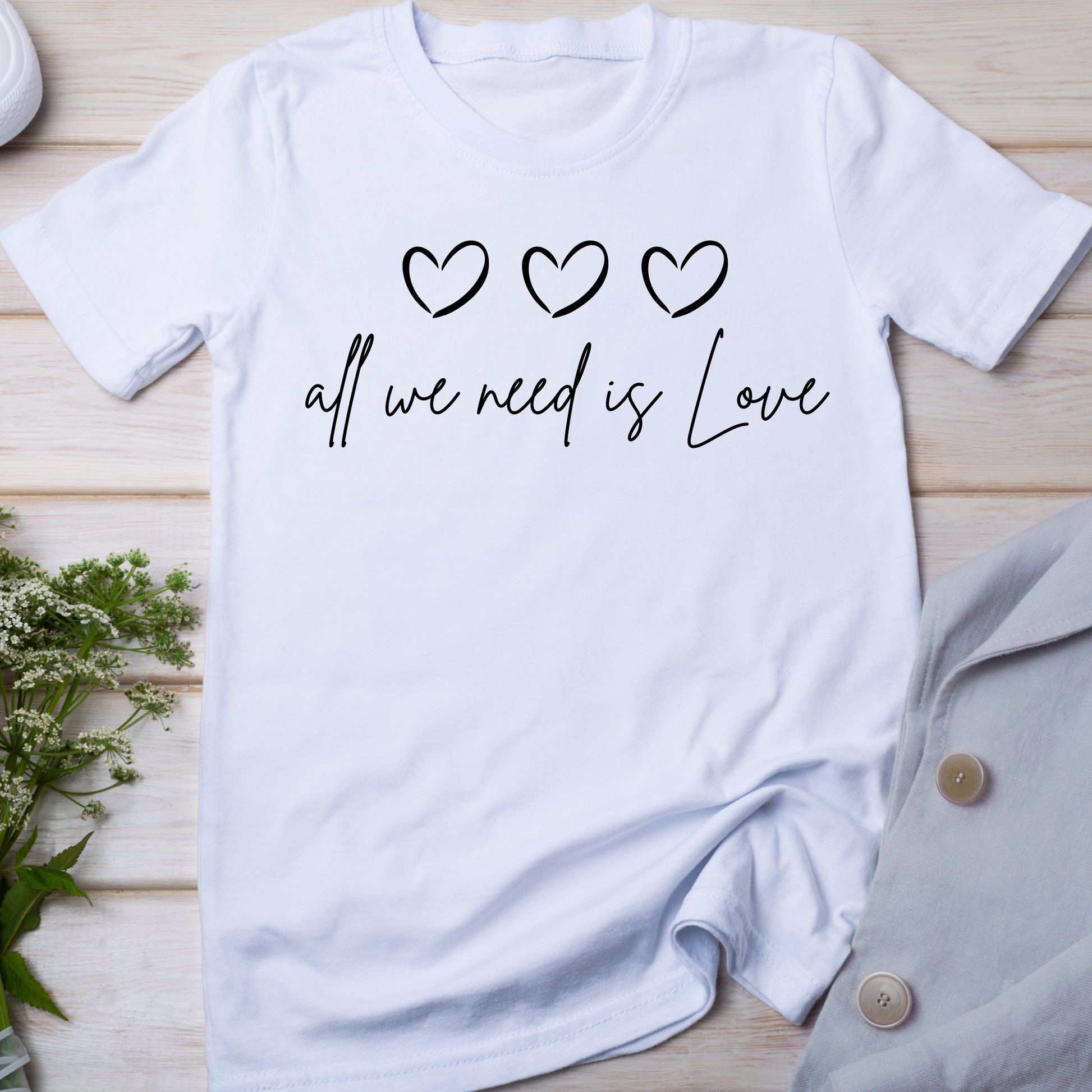 Off we need is love - unique women t-shirt - Premium t-shirt from Lees Krazy Teez - Just $19.95! Shop now at Lees Krazy Teez