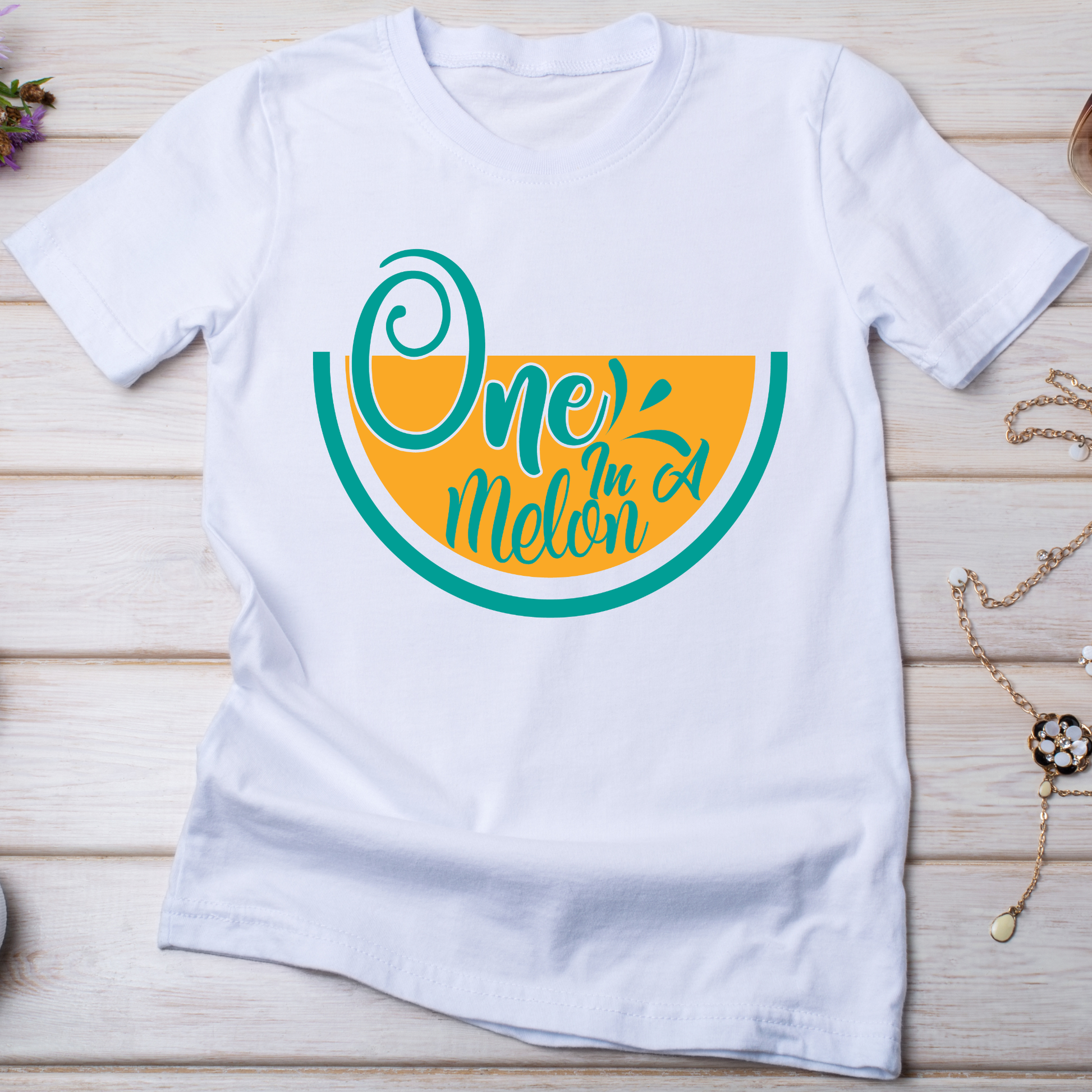 One in a melon - trendy Women's t shirt - Premium t-shirt from Lees Krazy Teez - Just $19.95! Shop now at Lees Krazy Teez