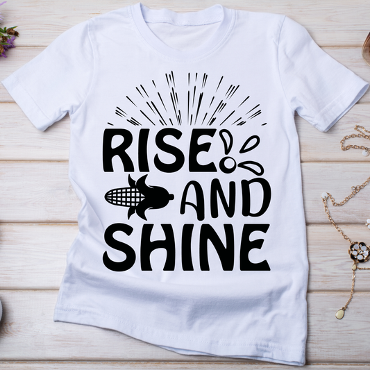 Rise and shine Women's farm t-shirt - Premium t-shirt from Lees Krazy Teez - Just $19.95! Shop now at Lees Krazy Teez